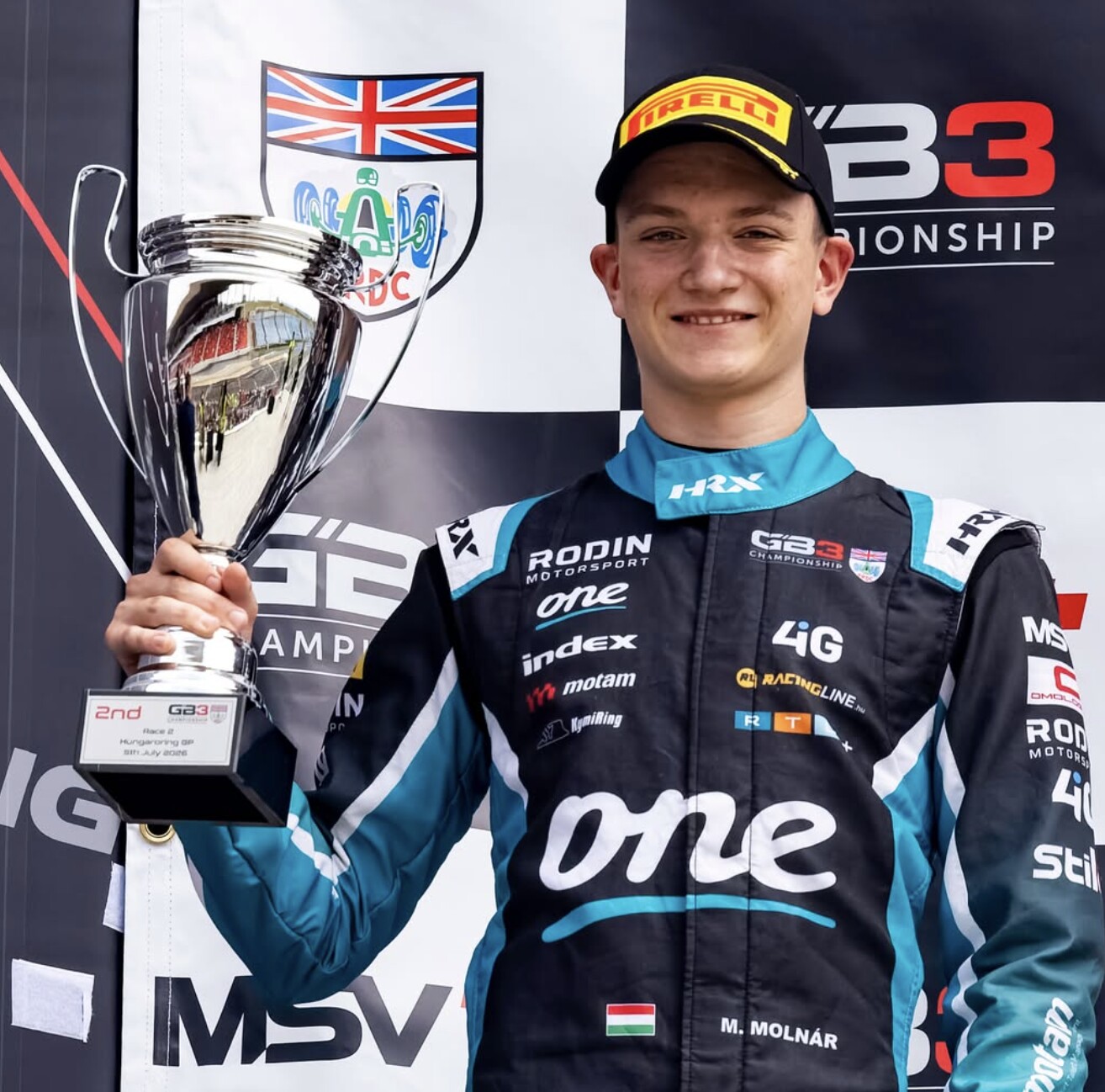 GB3 podium trophy