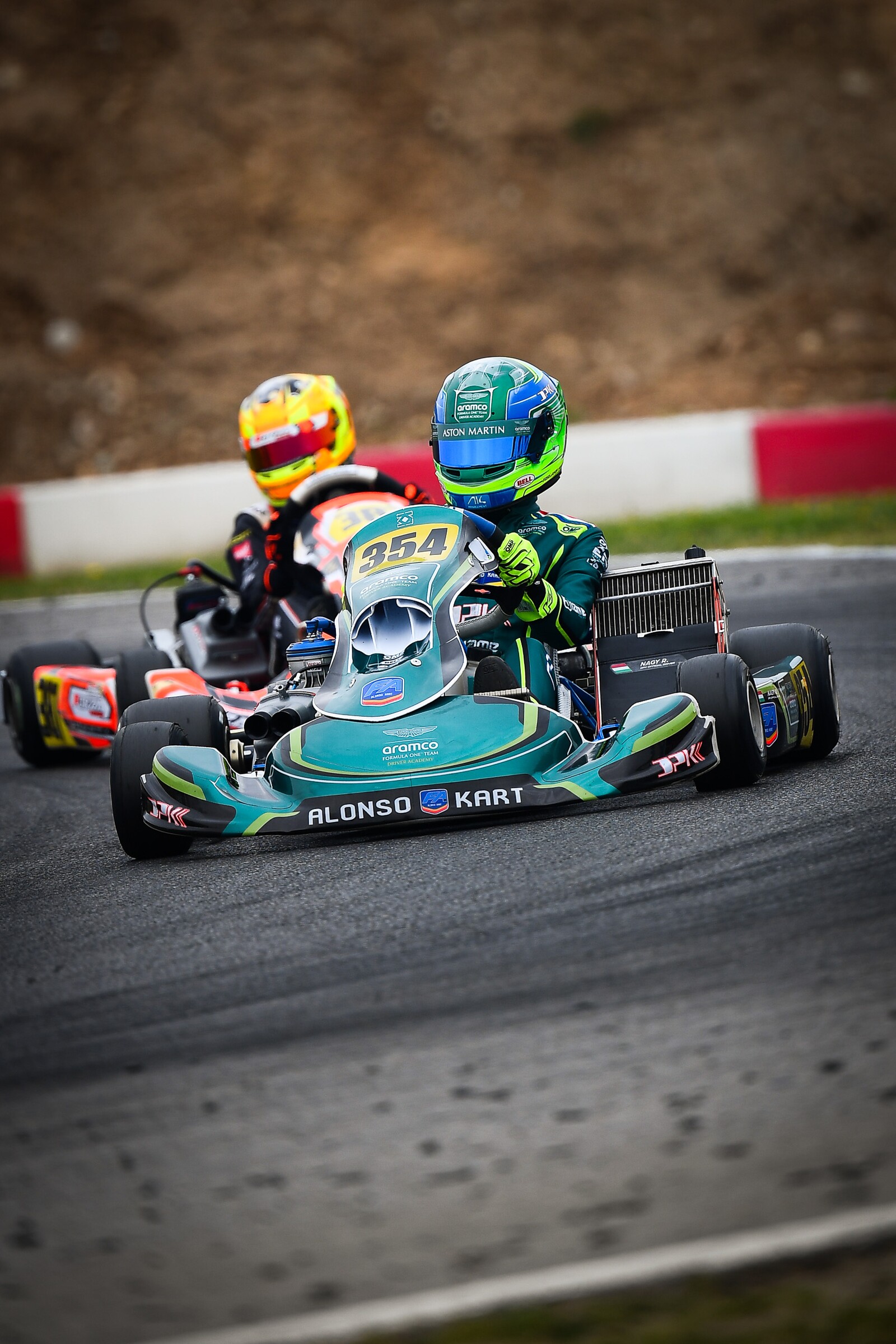 Battling on track