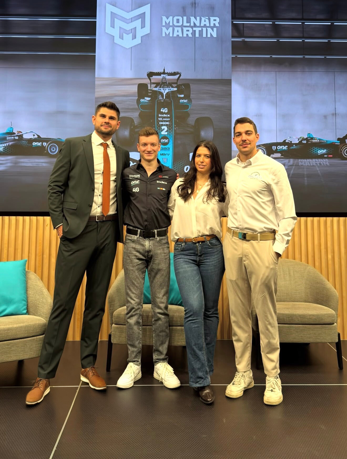 Press event with the EGM team